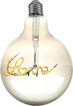 Picture of V-TAC arówka LED V-TAC 5W E27 LOVE Filament G125 VT-2205 2200K 70lm