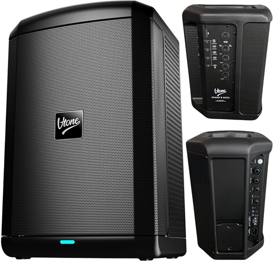 Picture of V-TONE OrionX 8 ACCU akumulatorowa kolumna aktywna czarna 8" Bluetooth AUX Phantom 80W RMS 6000 mAh