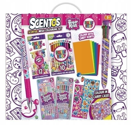 Picture of Walizka do pokolorowania fioletowa