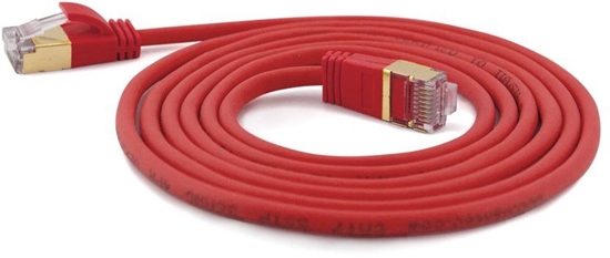 Picture of Wantec Wantec 10.00mCat.7 RohCable Patch Cable S/STP RJ45 plug on red - Network- Patch Cable Network cable (7165)