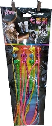 Attēls no Warkoczyki doczepiane ze spink 12szt