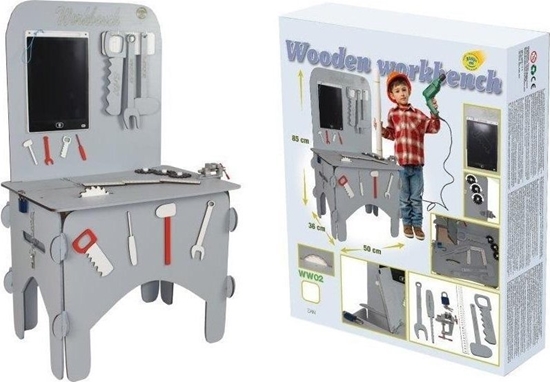 Picture of Warsztat majsterkowicza drewniany szary