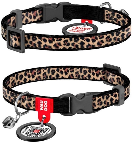 Picture of WAU DOG OBROA DLA KOTA Z ADRESÓWK I     DZWONKIEM XS 10mm/20-30cm LAMPART