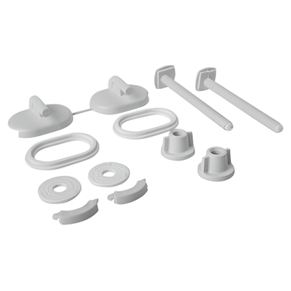 Picture of WC vāka stiprinājumu komplekts K99-0006, plastmasa