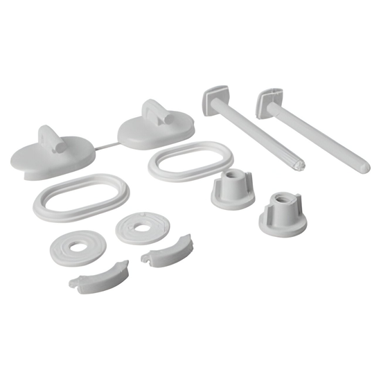 Picture of WC vāka stiprinājumu komplekts K99-0006, plastmasa