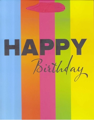 Attēls no WDS Sandomierz Torebka prezentowa L Happy Birthday (1323-2)