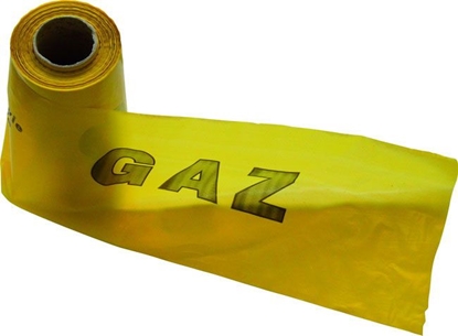 Picture of Weba tama ostrzegawcza 20 óta z wkadk metalow i nadrukiem "gaz" 100mb (50-01-0000-69)