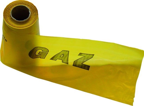 Picture of Weba tama ostrzegawcza 20 óta z wkadk metalow i nadrukiem "gaz" 100mb (50-01-0000-69)