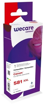 Picture of WECARE ARMOR cartridge pro Canon PIXMA TR7550,TR8550,TS6150,TS8150, TS6150 (CLi581XXLP.blue), Photo Blue, 12,2ml