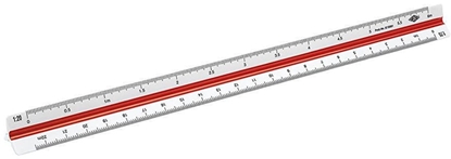 Picture of WEDO Dreikantmaßstab 30 cm Architekt 1 weiß