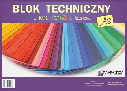 Attēls no Wektor Blok techniczny A3 8k kolorowy