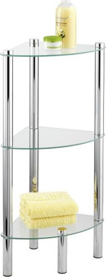 Picture of Wenko rega azienkowy Yago 74 x 30 cm szko/stal chrom