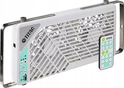 Picture of Wentylator Titan TTC-SC21/V3.0+ Caravan Motorhome Roof Window Double Fan 2x140mm, with remote control
