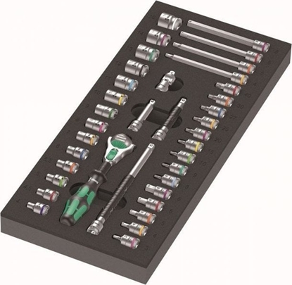 Picture of Wera 9720 A Zyklop Knarre Set 1 Schaumstoffeinlage