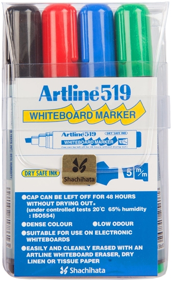 Picture of Whiteboard Marker Artline 519 4-sæt