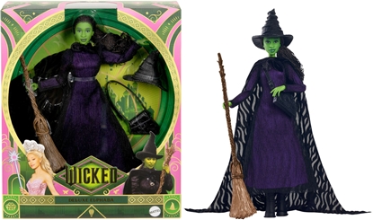 Attēls no Wicked Elphaba Deluxe-Modepuppe(mit geflochtenen Haaren)