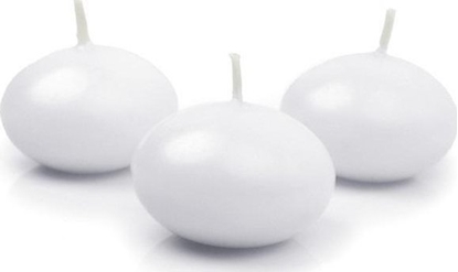 Attēls no wieca pywajca Dysk biaa 5cm 10szt