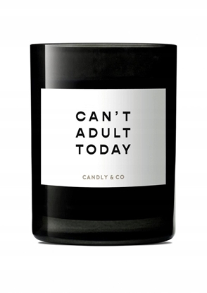 Picture of wieca sojowa w szkle CANDLY&CO, Can't Adult Today, zapach No.1, 250g