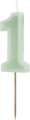 Picture of wieczka urodzinowa 1 zielona 6cm