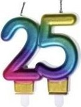 Изображение wieczka urodzinowa 25 kolorowa