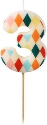 Attēls no wieczka urodzinowa 3 romby 5,5cm