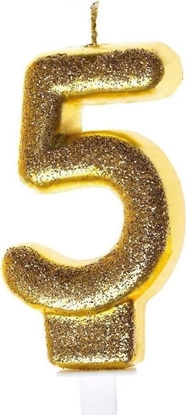 Picture of wieczka urodzinowa 5 zoty brokat