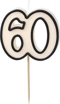 Attēls no wieczka urodzinowa 60 biao-czarny 5,5cm