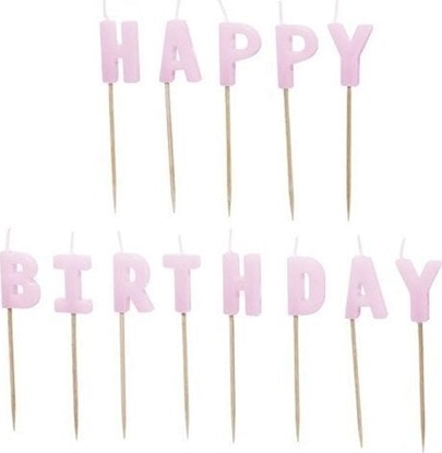 Изображение wieczki Happy Birthday fioletowe 2,5 13szt