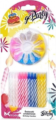 Изображение wieczki urodzinowe spiralne 6,5cm 24szt