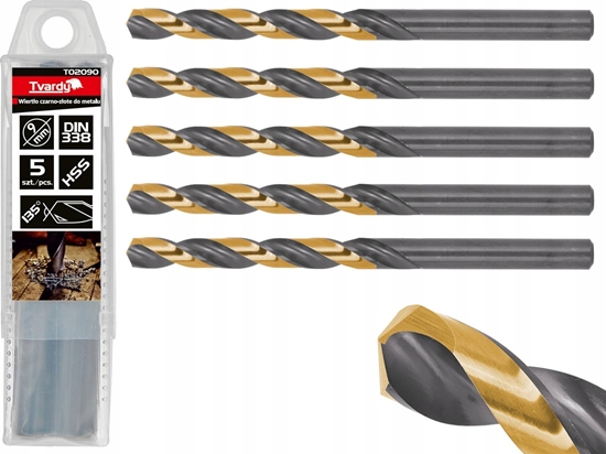 Picture of Wierto Tvardy Wierto czarno-zote do metalu HSS 9.00mm (5/50/500)