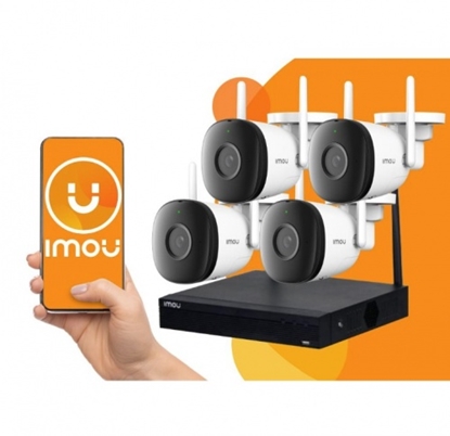Изображение Wi-Fi videnovērošanas komplekts ar iebūvētu HDD 1TB | Imou