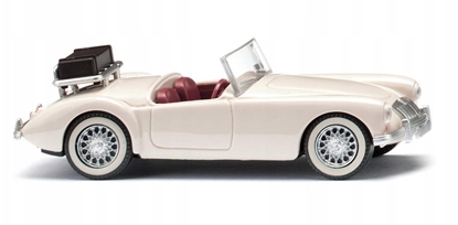 Picture of Wiking 081805 H0 Personbil model MG A Roadster, perlehvid