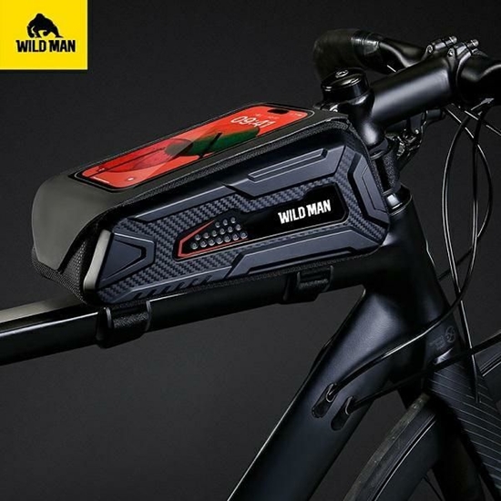 Picture of WILDMAN Bicycle case/holder M90 frame bag black/black