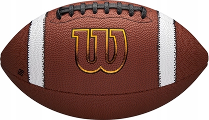 Picture of Wilson GST Speedskin Football Ball WF1006201XB Brzowe 9