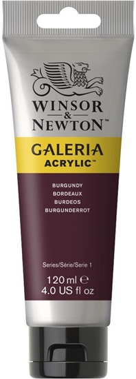 Изображение Winsor & Newton Galeria, 120 ml, Burgundy, Tube