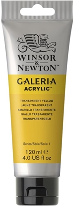 Picture of Winsor & Newton Galeria, 120 ml, Transparent, Yellow, Tube