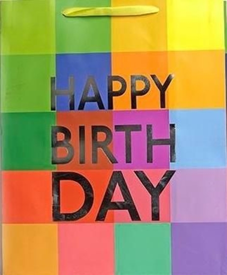 Picture of Wydawnictwo Diecezjalne i Drukarnia w Sandomi Torebka brokat L Happy Birthday 1322-2