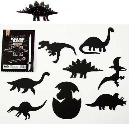 Изображение Wydrapywanka dinozaury 8 kart