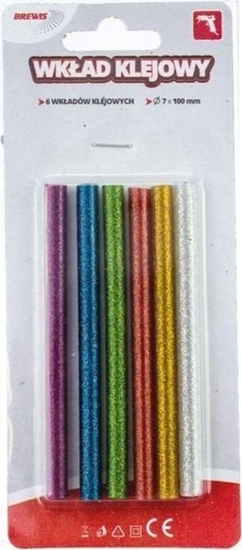 Picture of Wkad klejowy kolorowy 6szt
