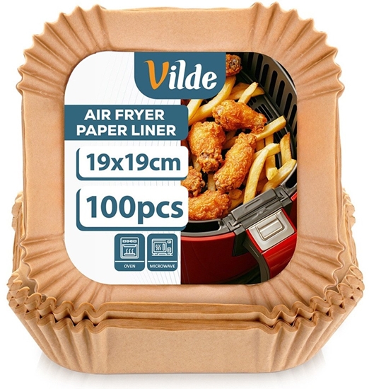 Picture of WKAD PAPIEROWY DO FRYTOWNICY KWADRATOWY 19 x 19cm 100szt. 279045