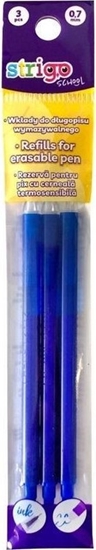 Picture of Wkady do dugopisów wymazyw. 0,7mm 3szt STRIGO