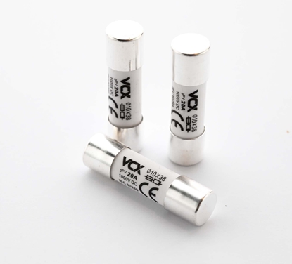 Attēls no Wkadka bezpiecznikowa gPV 10x38 20A DC VCX CF 10PV 20A