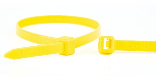 Изображение WKK 110194471 opaska kablowa Zwalniana opaska kablowa Plastik, Poliamidowy óty 100 szt.