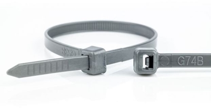 Picture of WKK 110226871 opaska kablowa Zwalniana opaska kablowa Plastik Szary 100 szt.