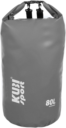 Picture of Wodoodporna Torba Worek Wodoszczelny na ód Kajak Szary KUBISPORT 80 l