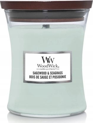 Picture of Woodwick Sagewood & Seagrass Vase (alavijas ir jrol) - 275,0 g