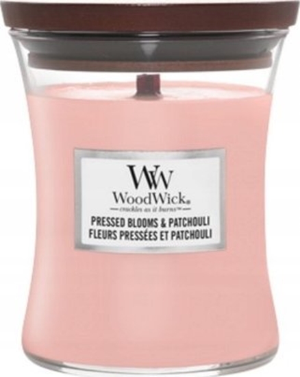 Изображение WoodWick Woodwick- Medium Hourglass - Pressed Blooms & Patchouli