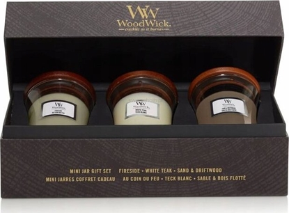 Picture of WoodWick Woodwick Mini Woody Dárková sada malých svíek - 85,0 g
