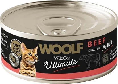 Picture of WOOLF KOT PUSZKA 85g ULTIMATE CAN BEEF    PATE  /6