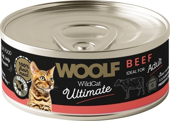 Picture of WOOLF KOT PUSZKA 85g ULTIMATE CAN BEEF    PATE  /6